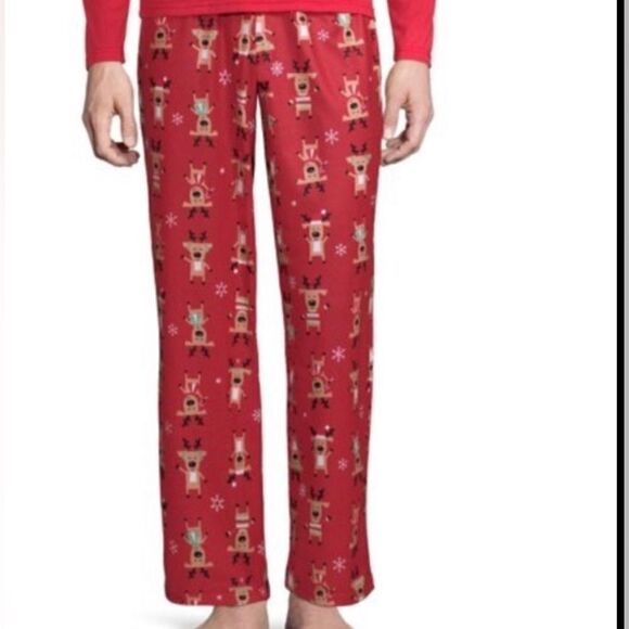 Toast & Jammies women's reindeer Christmas night pants size large - Picture 2 of 6